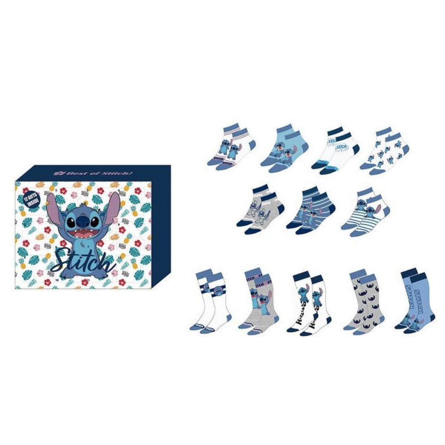 Disney Stitch Socks Advent Calendar Nerdom