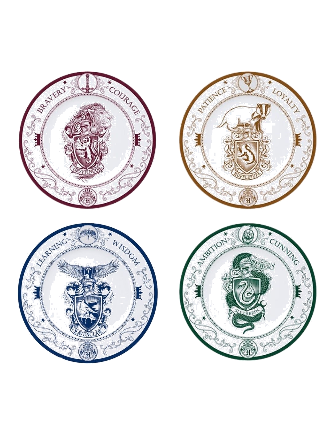 Harry Potter - Hogwarts Houses Set of 4 - Plate