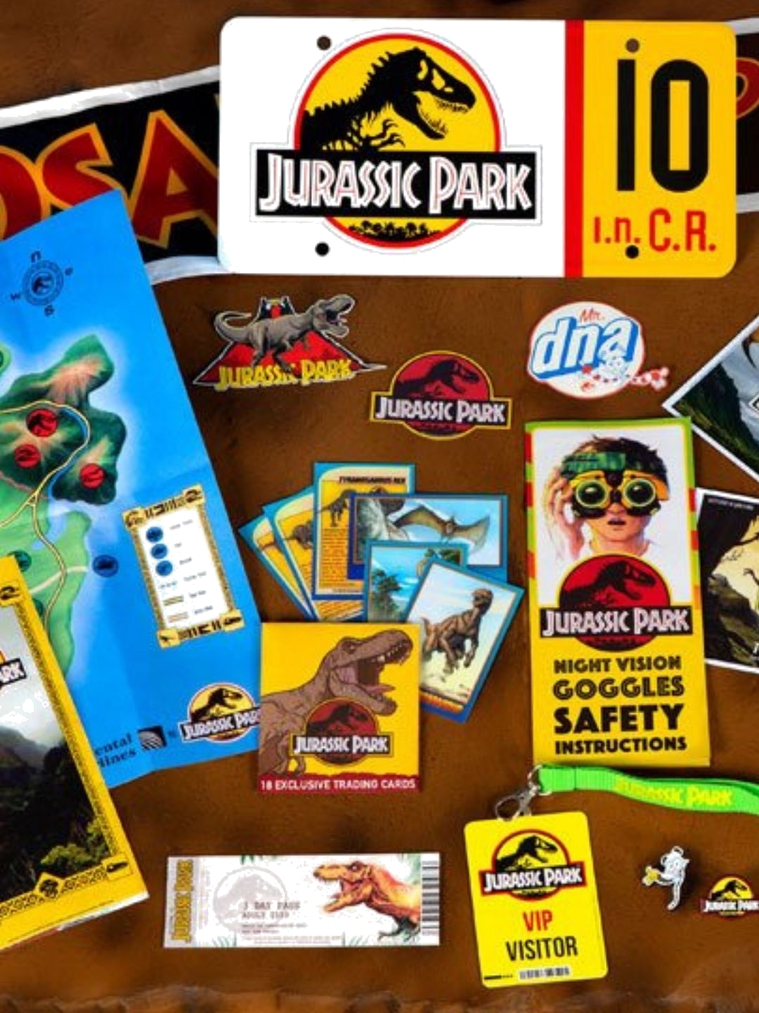 Jurassic Park Legacy Kit 25th Anniversary Le Nerdom 2632