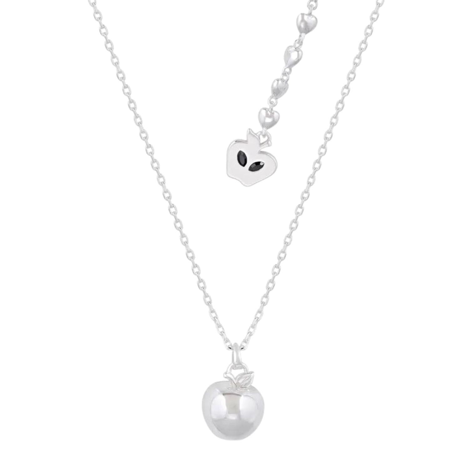 Couture Kingdom Poison Apple White Gold-Plated Necklace, Snow White |  Disney Store