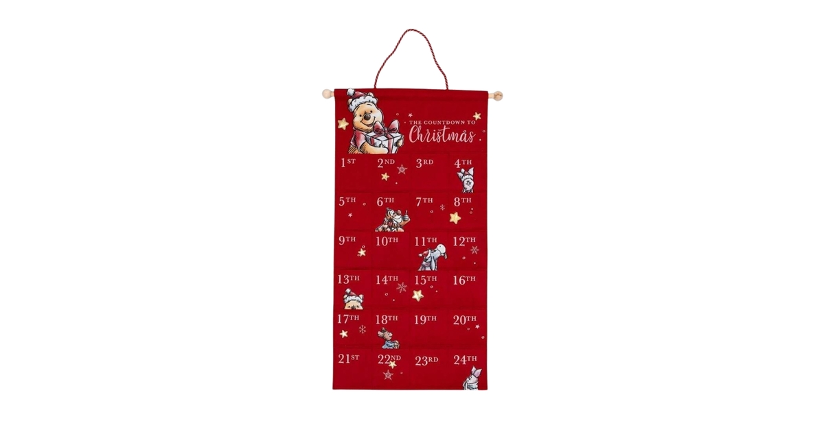 Disney Winnie Christmas Fabric Advent Calendar Nerdom