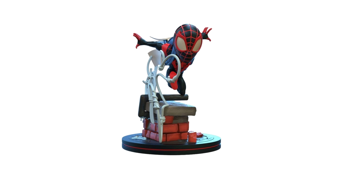 Marvel - Figurine Q-Fig Elite Spider-Man: Miles Morales 10 cm - Figurine -Discount