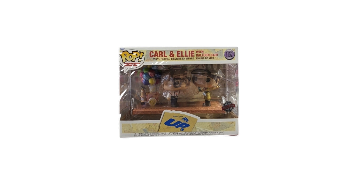 Funko Pop Disney Moment Up Carl And Ellie With Balloon Cart Special