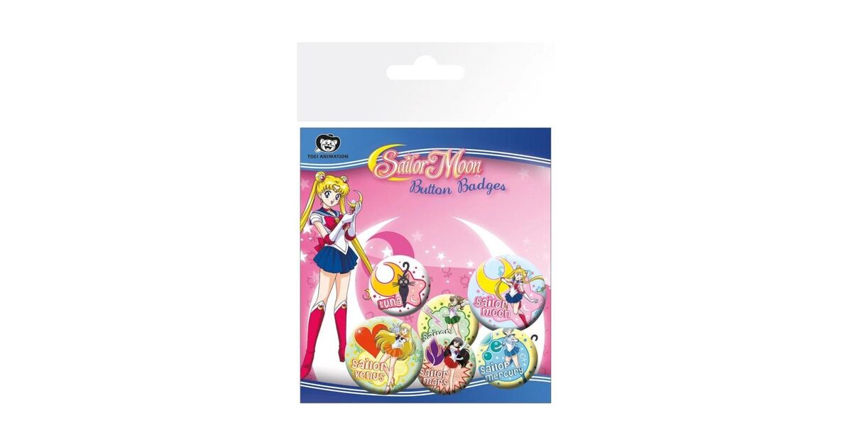 Sailor Moon Badge Pack | Nerdom, Greece