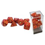 Product Ζάρια Scarab Mega-Hedral Scarlet/Gold Polyhedral 7 Dice Set thumbnail image