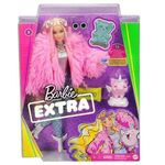 Product Mattel Barbie Extra: Doll with Fluffy Pink Jacket with Pet Unicorn Pig (GRN28) thumbnail image