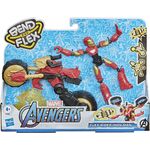 Product Hasbro Marvel Avengers: Bend And Flex - Flex Rider Iron Man 2in1 (F0244) thumbnail image