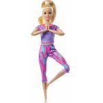 Product Mattel Barbie: Made to Move - Purple Dye Pants Blonde Doll (GXF04) thumbnail image