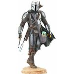 Product Diamond Premier: Star Wars The Mandalorian - Mando With Child Statue (25cm) (Oct212182) thumbnail image