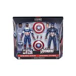 Product Hasbro Fans - Marvel Avengers Legends - Captain America: Sam Wilson  Captain America: Steve Rogers (Tagteam 2 Pack) (F5880) thumbnail image