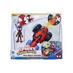 Product Hasbro Marvel Spidey and His Amazing Friends: Miles Morales: Spider-Man Glow Tech Techno-Racer (F4531) thumbnail image