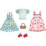 Product Μattel Barbie Fashions 2-Pack Clothing Set - Picnic 2 Dresses  Accessories (HJT33) thumbnail image