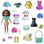 Product Mattel Polly Pocket: Medium Pack - Painting Dark Skin Doll with Pet (HKV91) thumbnail image