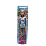 Product Mattel Barbie Doll Beach - Dark Skin Doll with Flowers Blue Swimsuit (HDC51) thumbnail image