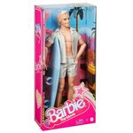 Product Mattel Barbie: The Movie - Ken Doll Wearing Pastel Striped Beach Matching Set (HPJ97) thumbnail image