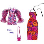 Product Μattel Barbie: Fashions 2-Pack Clothing Set - Dressy Floral-Themed and Accessory (HJT35) thumbnail image