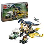 Product LEGO® Jurassic World: Chaos Theory - Dinosaur Missions Allosaurus Transport Truck (76966) thumbnail image