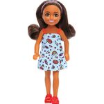 Product Mattel Barbie: Chelsea with Blue Dress, Headband  Brown Hair Mini Doll (HXM97) thumbnail image