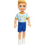 Product Mattel Barbie: Chelsea Boy with One-Piece Dino Print  Blond Hair Doll (HXM98) thumbnail image