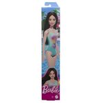 Product Mattel Barbie: Beach - Black Hair Doll Wearing Tropical Blue Swimsuit (HPV22) thumbnail image