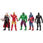 Product Hasbro Marvel Avengers: Beyond Earths Mightiest - Thor / Iron Man / Hulk / Captain America / Black Panther Action Figure Set (5 Pack) (F8677) thumbnail image