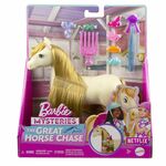 Product Mattel Barbie Mysteries: The Great Horse Chase - White Pony with Blonde Ponytail  (HXJ36) thumbnail image