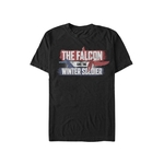 Product Marvel Falcon & The Winter Soldier Logo And Characters T-shirt thumbnail image