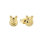 Product Disney Couture Winnie the Pooh Gold-Plated Pooh Bear Character Studs thumbnail image