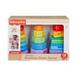 Product Fisher-Price - Wooden Stacking Shape Sorter (HXT76) thumbnail image