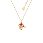 Product Disney Couture Festive Christmas Gold-Plated Minnie Mouse Holiday Necklace thumbnail image