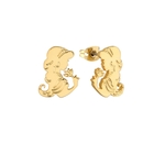 Product Disney Couture Aladdin Gold-Plated Princess Jasmine Flower Stud Earrings thumbnail image