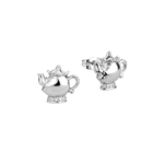 Product Disney Couture Beauty & the Beast Gold-Plated Mrs Potts Teapot Stud Earrings thumbnail image