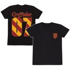 Product Harry Potter  Quidditch Gryffindor Black T-shirt thumbnail image