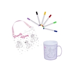 Product Disney Colour Me Princess Plaque and Plastic Mug thumbnail image