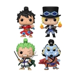 Product Funko Pop! One Piece Luffytaro, Sabo, Roronoa Zoro, Jinbe (GITD) 4-Pack (Special Edition) thumbnail image