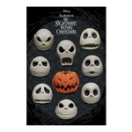 Product Nightmare Before Christmas Faces Of Jack Poster thumbnail image