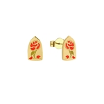 Product Disney Couture Essential Beauty & the Beast GP Enchanted Rose Earrings thumbnail image