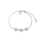 Product Disney Couture Winnie the Pooh White Gold-Plated Charm Bracelet thumbnail image