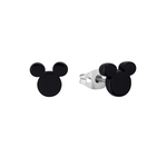 Product Disney Couture Essential Classic Everyday Black Mickey Mouse Head Stud Earrings thumbnail image