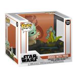Product Φιγούρα Funko Pop! Star Wars Deluxe The Mandalorian Grogu with Frog thumbnail image