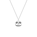 Product Disney Couture Nightmare Before Christmas Sterling Silver Crystal Jack Skellington Necklace thumbnail image