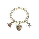 Product Harry Potter Lumos Gryffindor Charm Bracelet thumbnail image