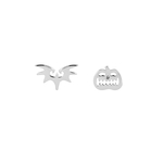 Product Disney Couture Nightmare Before Christmas Bat & Pumpkin Stud Earrings thumbnail image