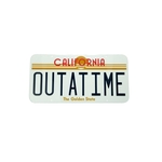 Product Back To The Future Outta Time Metal Plate thumbnail image