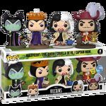 Product Funko Pop! 4-Pack Disney: Villains Maleficent/Evil Queen/Cruella De Vil/Captain Hook thumbnail image