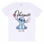 Product Disney Stitch Ohana Means Family T-shirt Beige thumbnail image