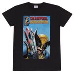 Product Marvel Comics Deadpool Wolverine Reflection T-Shirt thumbnail image