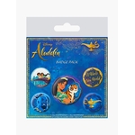 Product Disney Aladdin Pin Badges 5-Pack A Whole New World thumbnail image