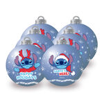 Product Χριστουγεννιάτικα Στολίδια Disney Stitch Blue 6 Christmas Baubles Pack thumbnail image