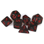 Product Ζάρια Translucent Smoke/Red Polyhedral 7-Dice Set thumbnail image